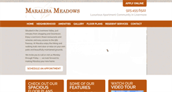 Desktop Screenshot of maralisameadows.com
